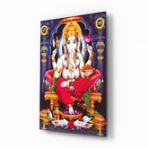 Ganesha Glass Wall Art.